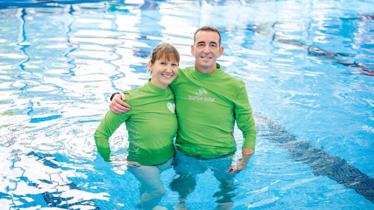 Paula & Alan Reinhardt Turtle Tots Northern Ireland Baby Swimming